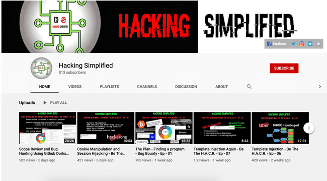 HackingSimplified Youtube Channel