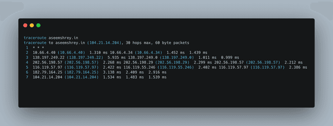 traceroute live