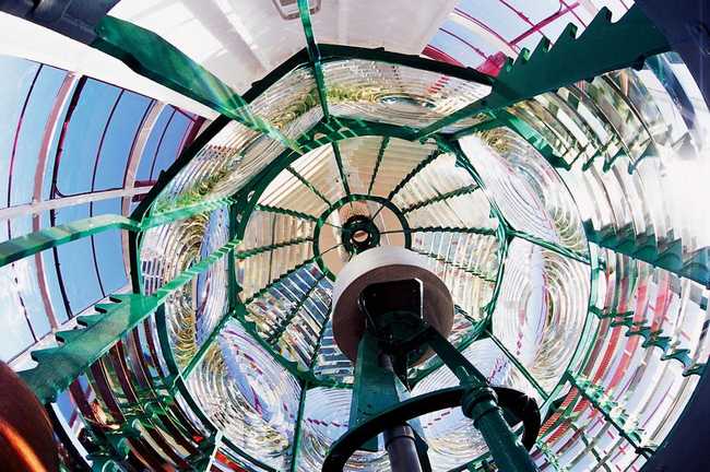 looking into a fresnel lens